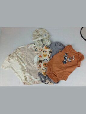 8 Piece Lot of Baby Clothes Size 3-6M Chick Pea Lullaby Lane Little Beginnings